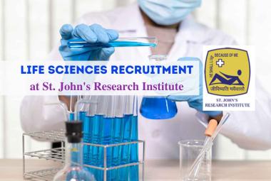 Life Sciences Recruitment at St. John's Research Institute