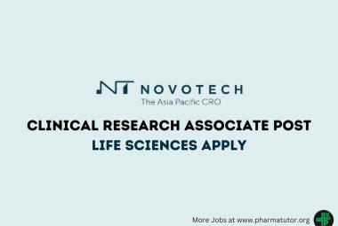 Novotech Hiring Clinical Research Associate
