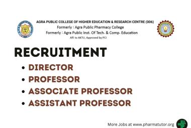 Recruitment for Director and Faculty Postst at Agra Public College of Higher Education & Research Centre