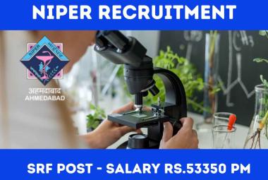 Recruitment of Project Senior Research Fellow in industrial funded project at NIPER