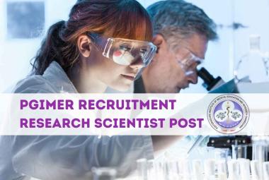 Vacancy for Research Scientist at PGIMER
