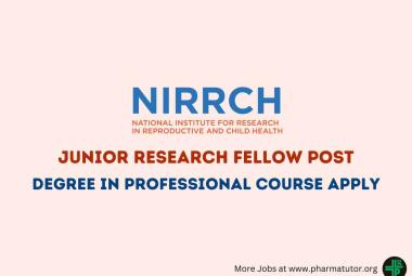 Walk In Interview for Junior Research Fellow at NIRRCH