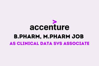 Work as Clinical Data Svs Associate at Accenture