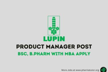 Work as Product Manager at Lupin