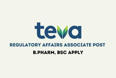 Work as Regulatory Affairs Associate at Teva