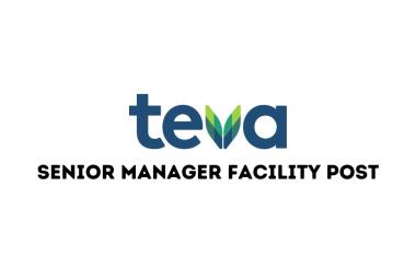 Work as Senior Manager Facility at Teva