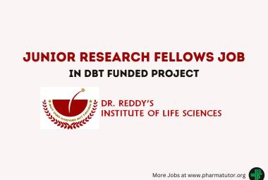 Application for Junior Research Fellows in DBT funded project at DRILS