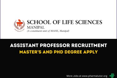 Applications are invited for Faculty Positions at Manipal School of Life Sciences