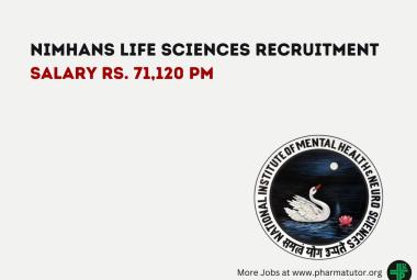Applications are invited for post of Scientist at NIMHANS