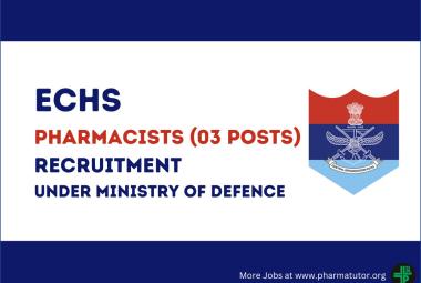 ECHS invites applications for post of Pharmacists