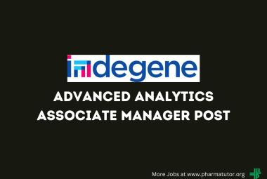 Indegene looking for Advanced Analytics Associate Manager