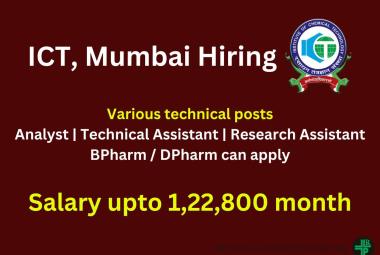 ICT Mumbai Recruitment