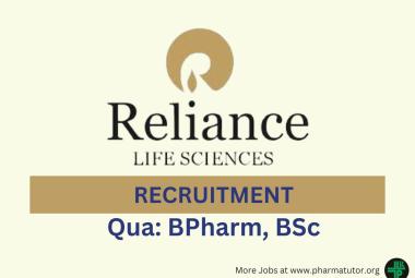 Job for Deputy Manager-PPIC at Reliance Life sciences