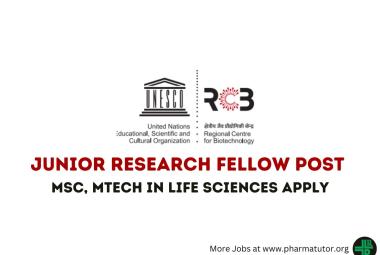 Job for Junior Research Fellow at Regional Centre for Biotechnology
