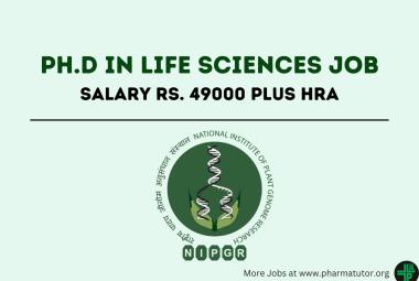 Job for Ph.D in Life Sciences at NIPGR