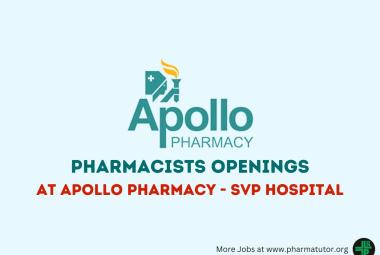 Job Openings for Pharmacists at Apollo Pharmacy