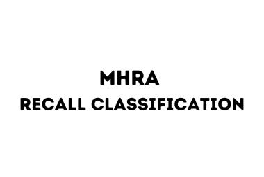 MHRA recall classification
