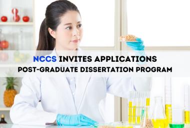 NCCS invites applications for the post-graduate dissertation program