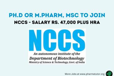 Opportunity for Ph.D or M.Pharm, MSc to Join National Centre for Cell Science