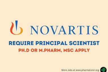 Require Principal Scientist at Novartis