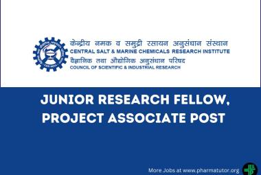 Vacancy for Junior Research Fellow, Project Associate at CSMCRI