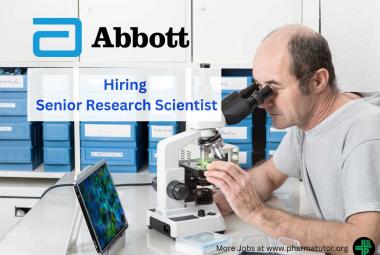 Abbott Hiring Senior Research Scientist