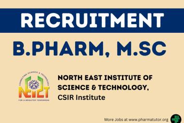 Advertisement for Project Staff at North East Institute of Science & Technology