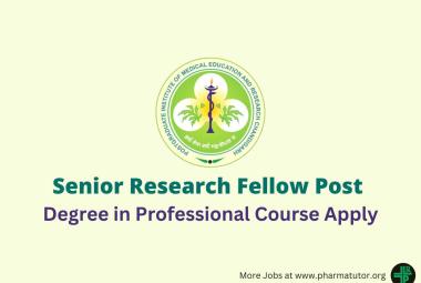 Applications are invited for post of Senior Research Fellow at PGIMER