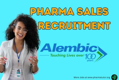 Area Manager, Regional Manager, Zonal Manager require in Acute/Gastro, Cardio Diabetic, Gynecology, Opthalmology, Urology division of Alembic Pharmaceuticals