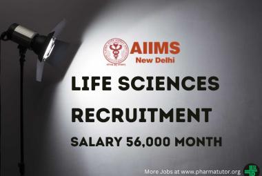 Job as Project Research Scientist at AIIMS - Life sciences