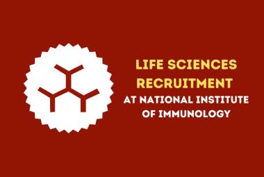 Life Sciences Recruitment at National Institute of Immunology