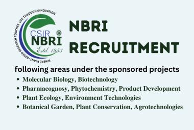 Multiple Job openings at National Botanical Research Institute
