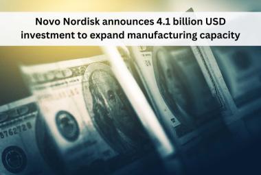 Novo Nordisk announces 4.1 billion USD investment to expand US manufacturing capacity