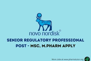 Novo Nordisk looking for Senior Regulatory Professional