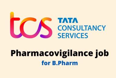 Pharmacovigilance job openings at TCS