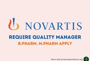 Require Quality Manager at Novartis