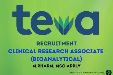Walk in for Clinical Research Associate at Teva
