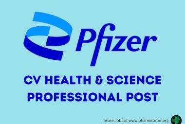 Work as CV Health & Science Professional at Pfizer