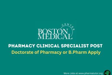 Work as Pharmacy Clinical Specialist at Boston Medical Center