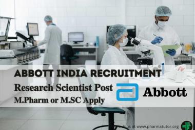 Abbott looking for Research Scientist