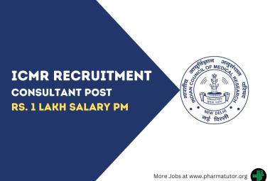 Application for post of Consultant at ICMR