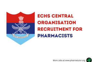 Application for post of Pharmacists at ECHS
