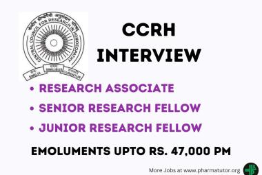 Job for Research Associate, SRF, JRF at Central Council for Research in Homoeopathy