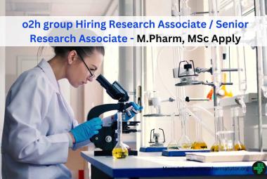 o2h group Hiring Research Associate / Senior Research Associate