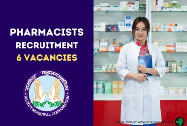 Recruitment for Pharmacists at Rajkot Municipal Corporation
