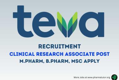 Teva Hiring Clinical Research Associate