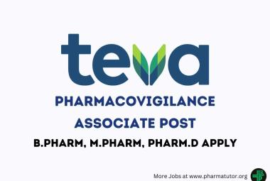 Teva looking for Pharmacovigilance Associate