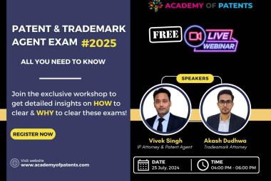 WANT TO CLEAR THE PATENT & TRADEMARK AGENT EXAMS