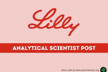 Work as Analytical Scientist at Lilly