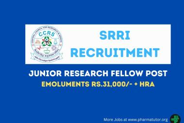 Applications are invited for post of Junior Research Fellow at Siddha Regional Research Institute